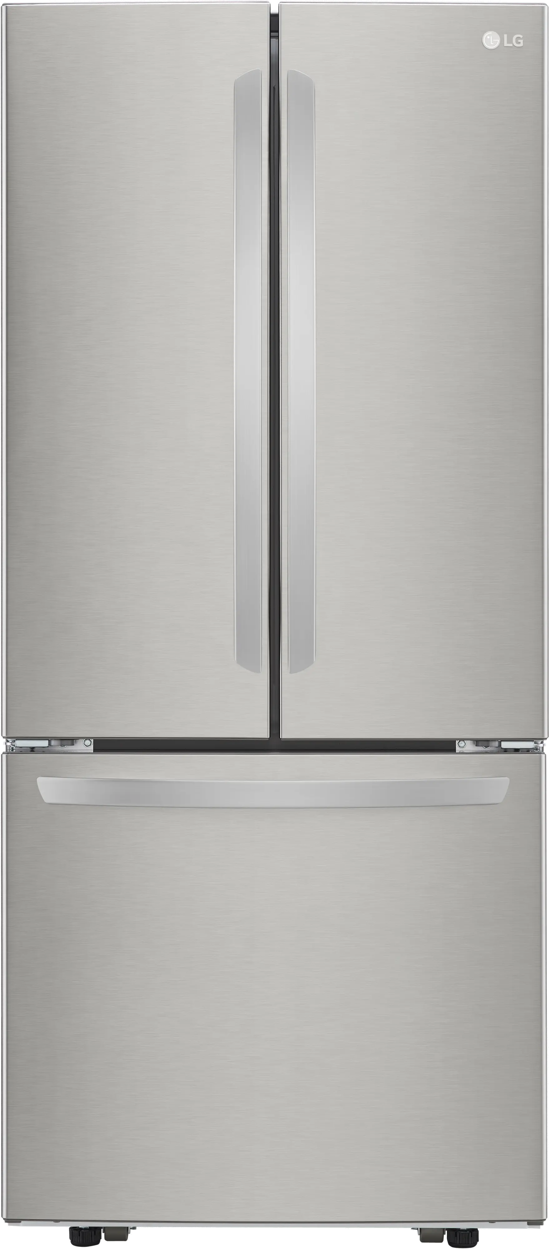 LFCS22520S-PROJECT LG 21.8 cu ft French Door Refrigerator - 30 W Stainless Steel-1