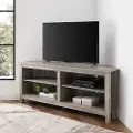 W58CCRGW Whitney Gray Wash 58 inch Corner TV Stand - Walker Edison
