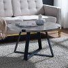 Dark Concrete Coffee Table - Emily