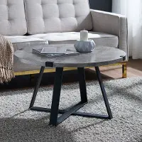 AF30MWCTDC Dark Concrete Coffee Table - Emily