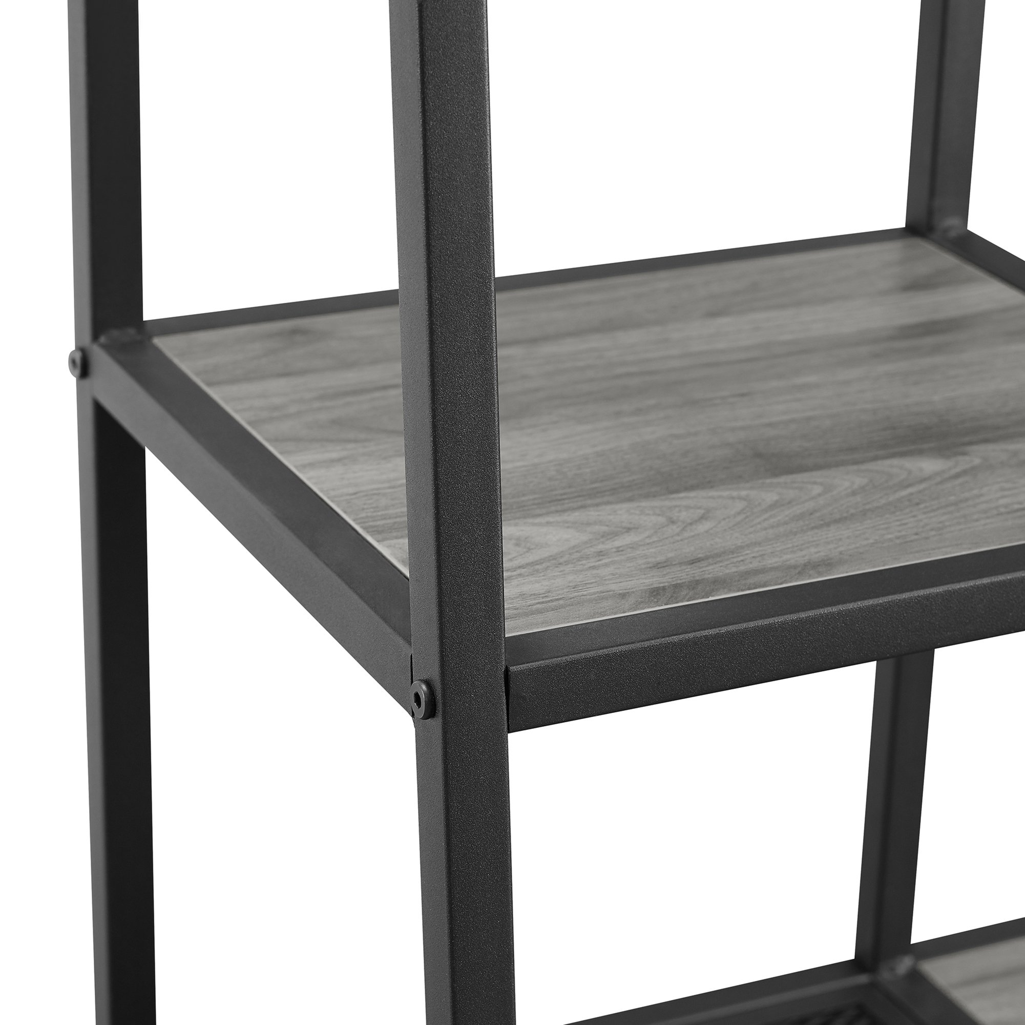 HT72ASSSG 68 Inch Modern Slate Gray Wood Hall Tree-3