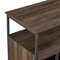 Dark Walnut 48 Inch Industrial 3-Door Buffet - Industrial-3