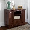 Traditional Wood 42 Inch TV Stand - Brown
