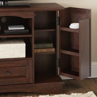 Traditional Wood 42 Inch TV Stand - Brown-2