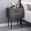 Slate Gray Modern Side Table