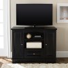 Traditional Wood 42 inch TV Stand - Black