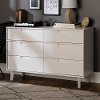 Mid Century Modern White Dresser - Sloane