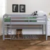 BWSTOLLGY Albert Contemporary Low Loft Twin Bed - Walker Edison