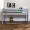 Contemporary Low Loft Twin Bed - Albert