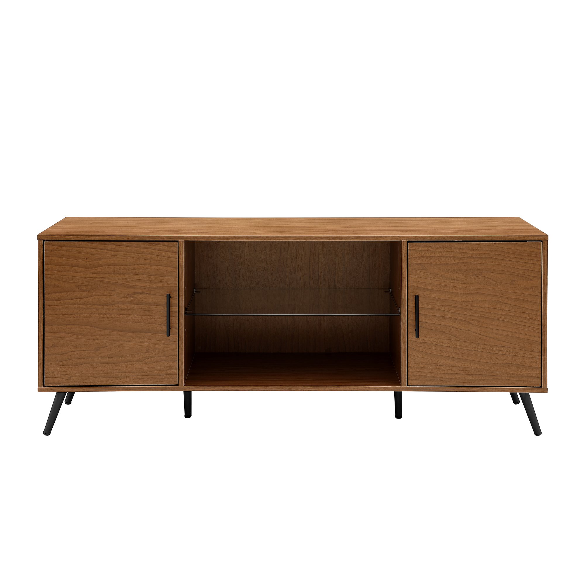 W60NOR2DPC Acorn 60 Inch Mid Century Modern TV Stand - Nora-2