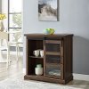 Dark Walnut 32 Modern Buffet - Alba