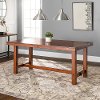 Rustic Brown Dining Room Table - Huntsman