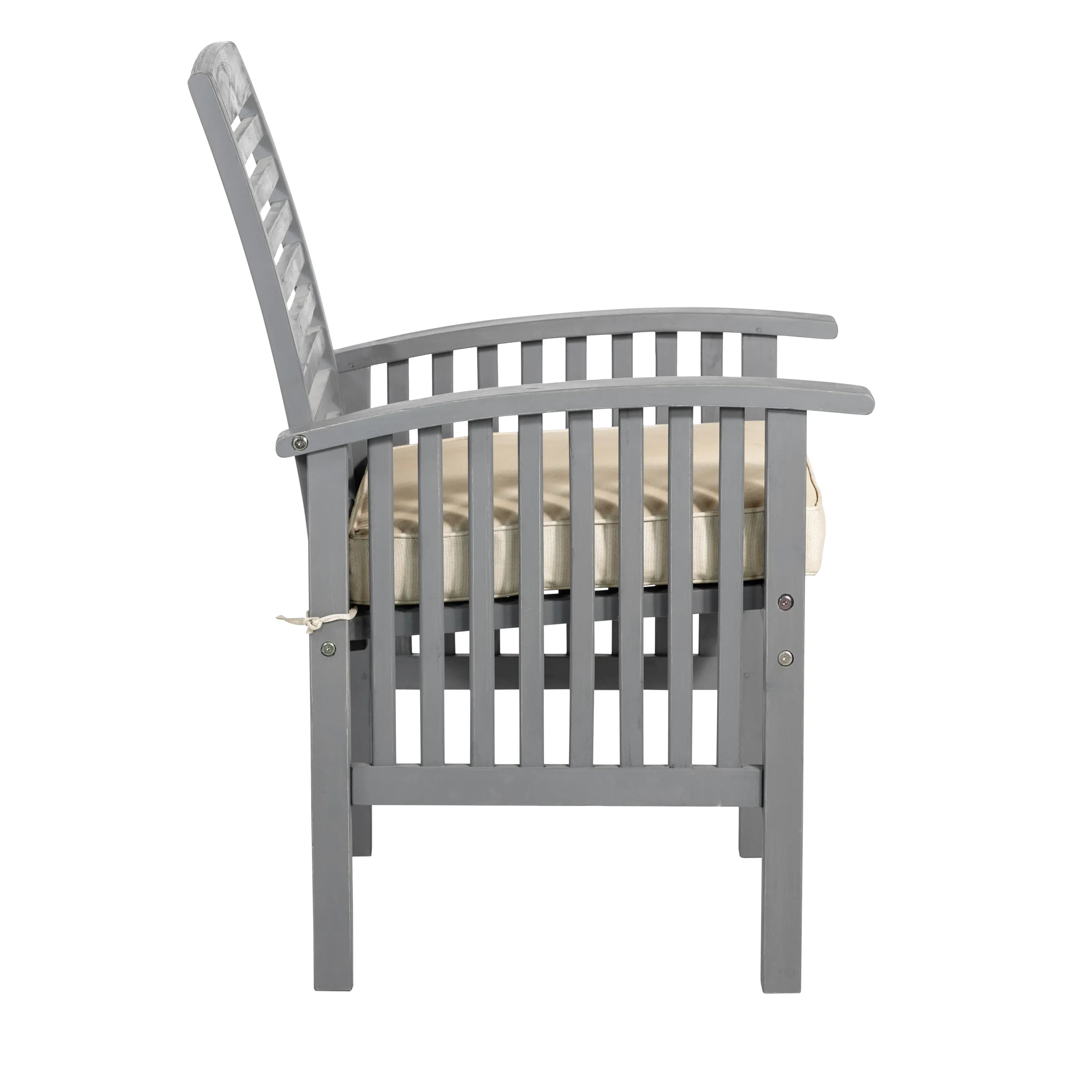OWC2GW Gray Patio Chair with Cushion - Midland-2