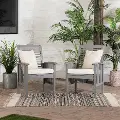 OWC2GW Midland Gray Patio Chairs, Set of 2