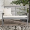 OWLSGW Gray Patio Love Seat with Cushion - Midland