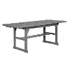 OWTEXGW Gray Extendable Outdoor Patio Table - Midland