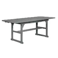 OWTEXGW Gray Extendable Outdoor Patio Table - Midland