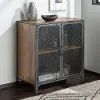 AF30SOICRO Reclaimed Barnwood 30 Inch Industrial Buffet - Sona