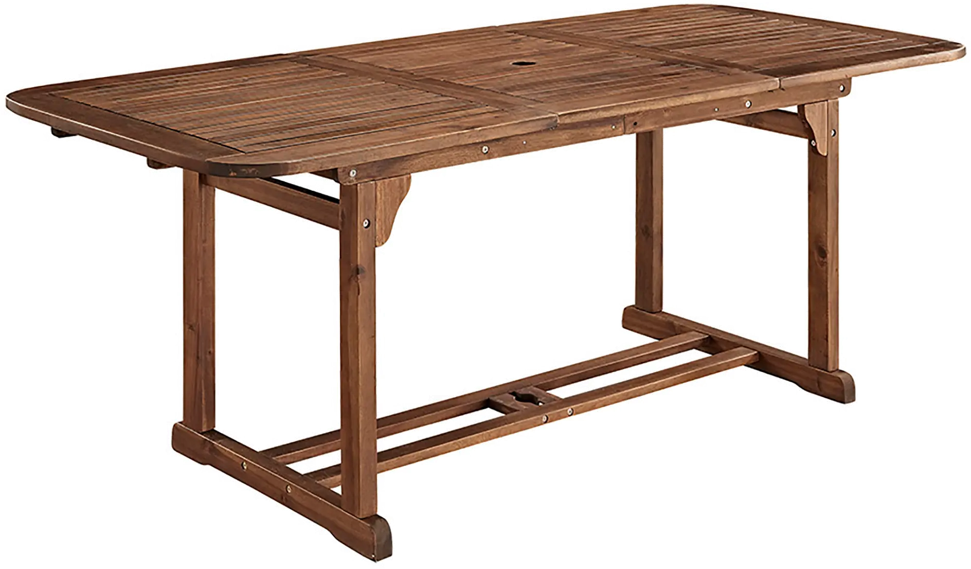 OWTEXDB Acacia Wood Patio Butterfly Table - Midland-3