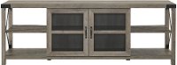 W70MX2DGW Gray 70 Farmhouse TV Stand - Metal X-2