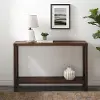 AF46MXETDW Metal X Dark Walnut 46 Inch Rustic Entryway Table - Walker Edison