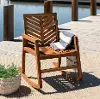 OWVINRCBR Vincent Natural Outdoor Chevron Rocking Chair - Walker Edison