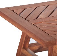OW18VINSTBR Brown Patio Wood Side Table - Vincent-3