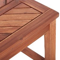 OWB53VINBR Brown 53 Modern Patio Dining Bench - Vincent-3