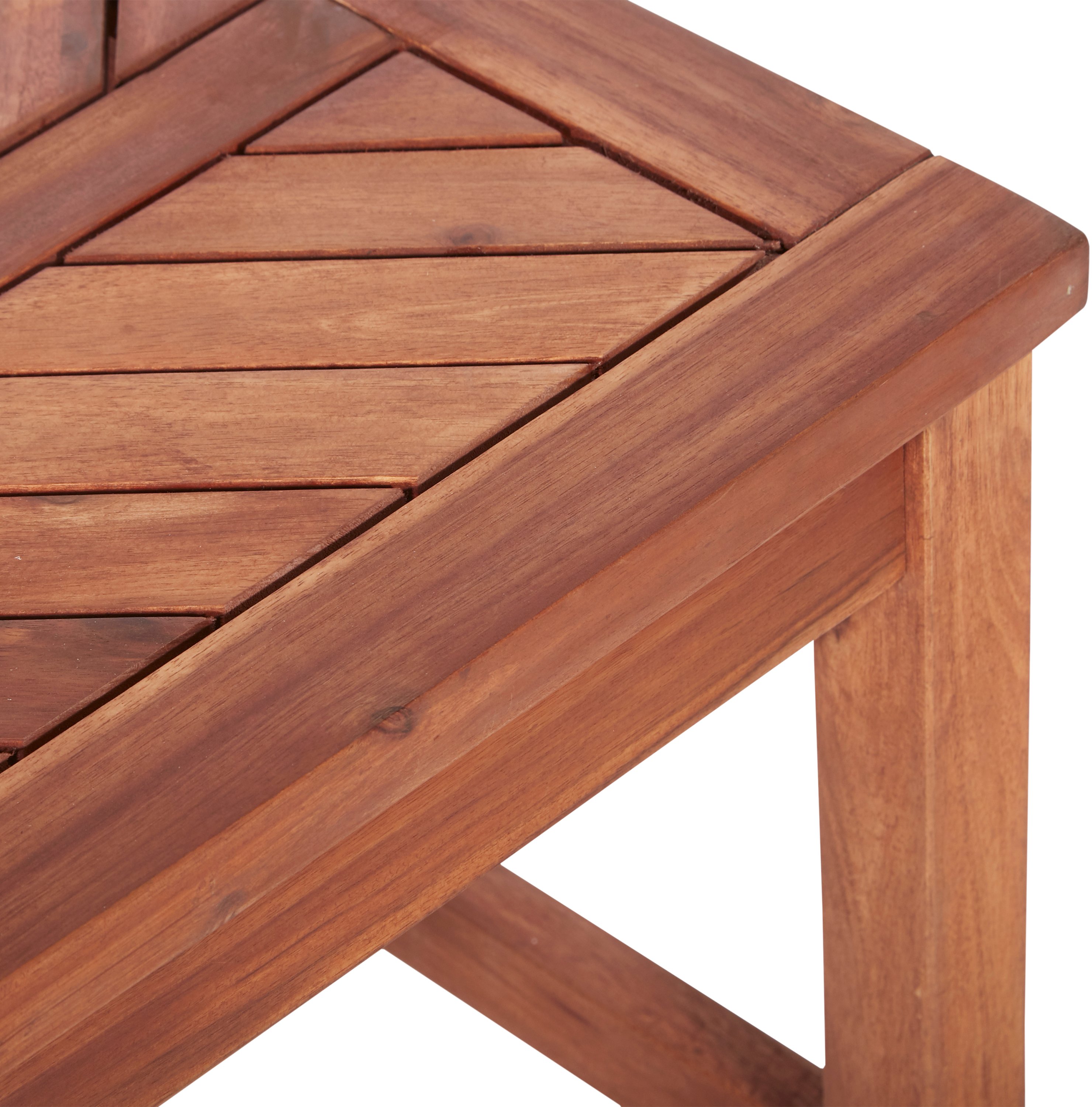 OWB53VINBR Vincent Brown 53 Modern Patio Dining Bench-3