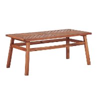 OW42VINCTBR Brown Acacia Wood Patio Coffee Table - Vincent-2