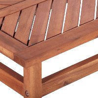 OW42VINCTBR Brown Acacia Wood Patio Coffee Table - Vincent-3