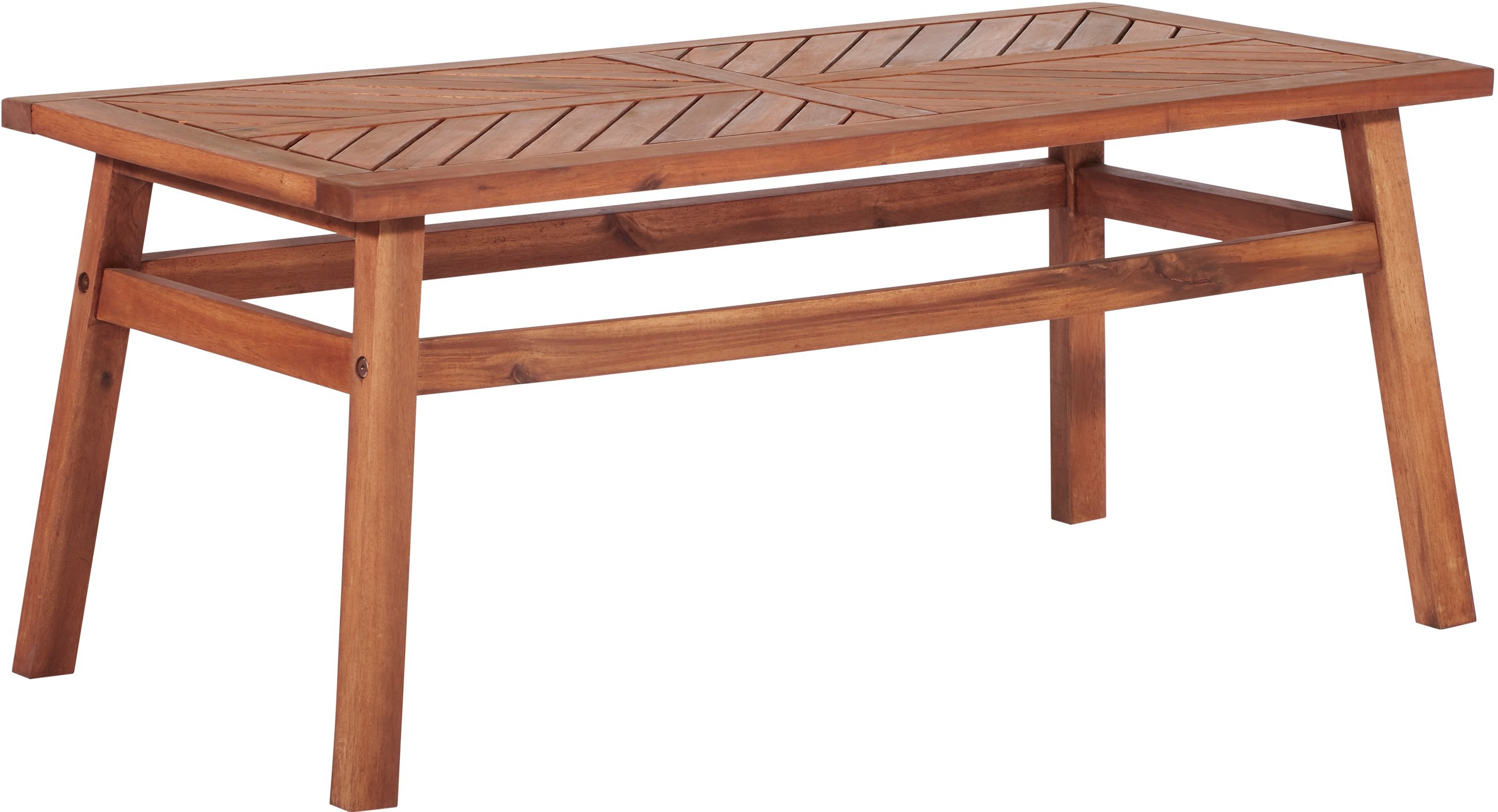 OW42VINCTBR Vincent Brown Acacia Wood Patio Coffee Table-2