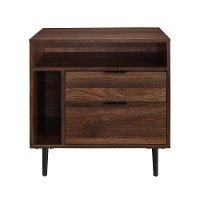 BR25LINNSDW Dark Walnut Modern Storage Side Table - Lincoln-3