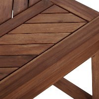 OWB53VINDB Dark Brown 53 inch Modern Patio Dining Bench - Vincent-3