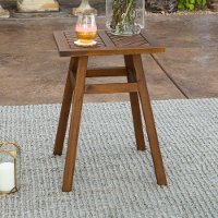 OW18VINSTDB Dark Brown Patio Side Table - Vincent-1