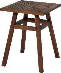 OW18VINSTDB Dark Brown Patio Side Table - Vincent-2