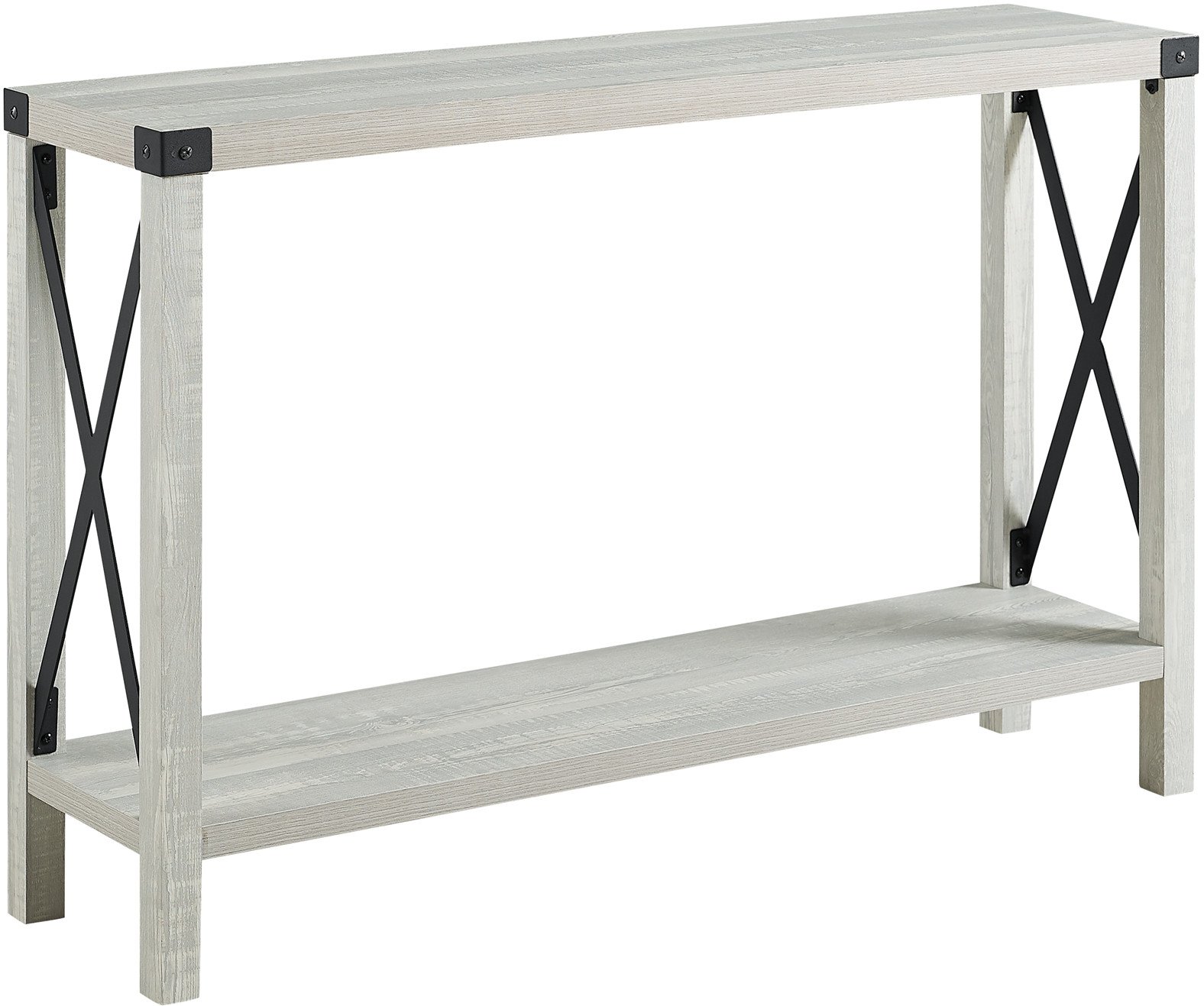 AF46MXETST Metal X Stone Gray 46 Inch Rustic Entryway Table-2