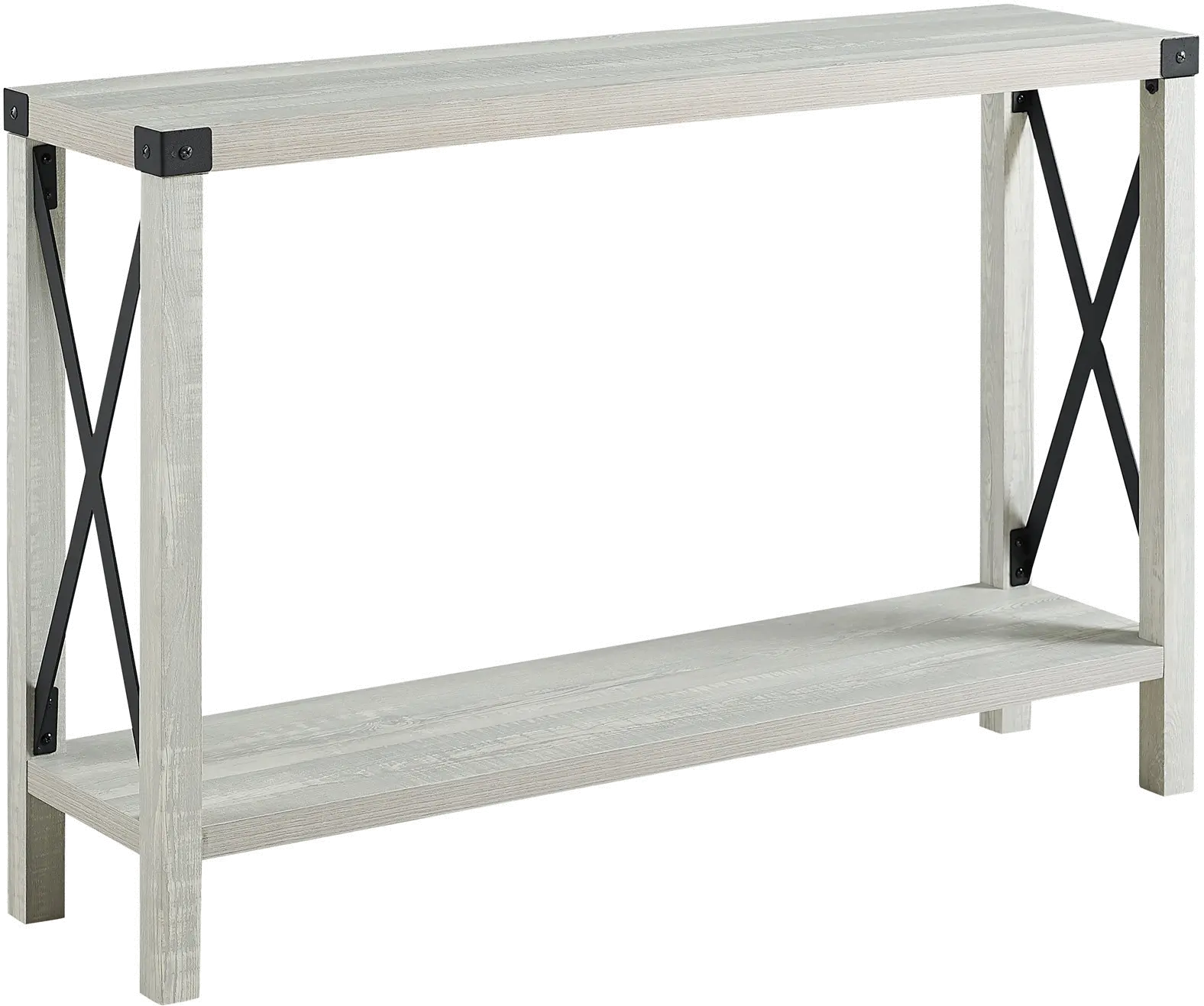 AF46MXETST Metal X Stone Gray 46 Inch Rustic Entryway Table-2