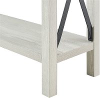 Stone Gray 46 Inch Rustic Farmhouse Entryway Table - Metal X-3