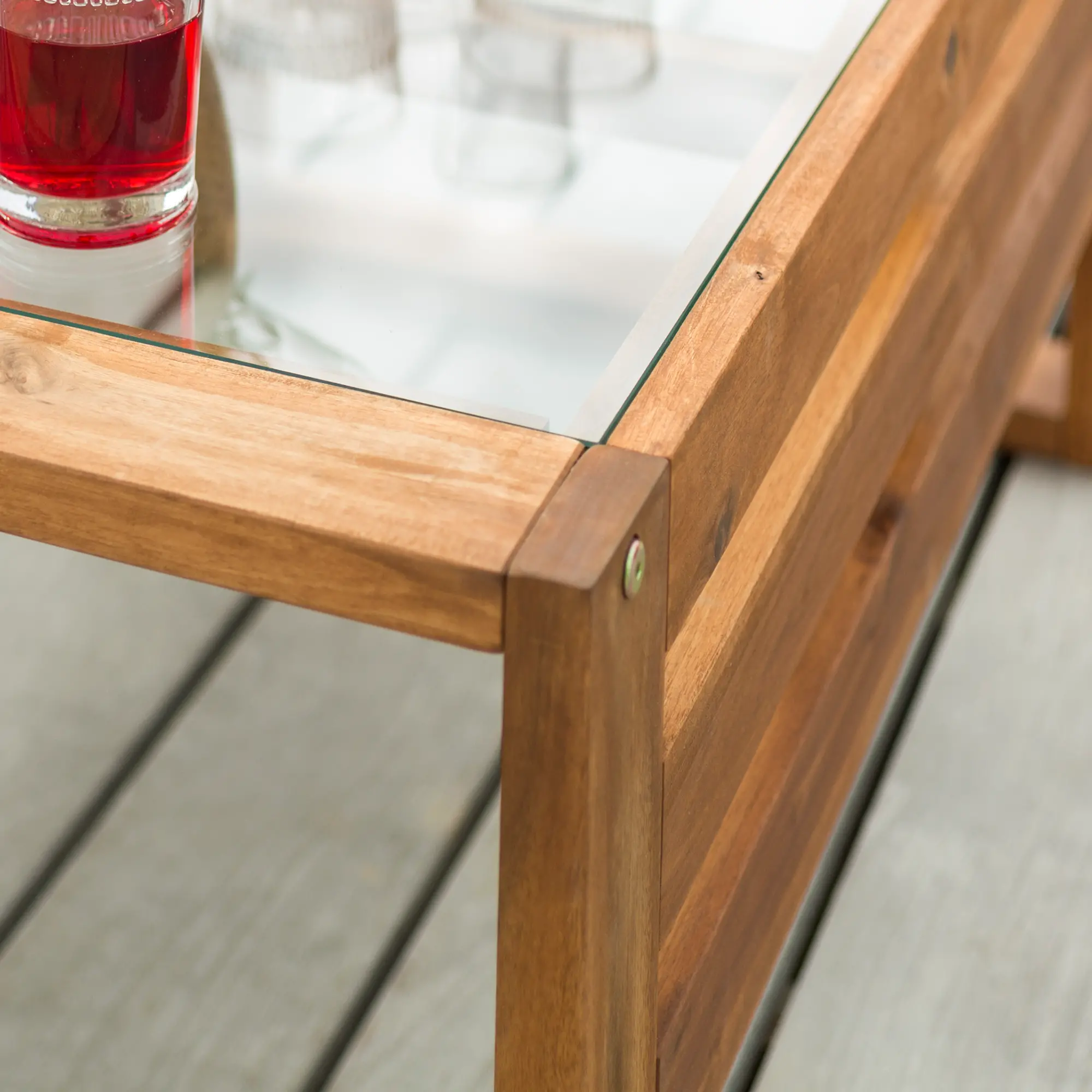 OWOSCTBR Brown Patio Coffee Table - Hudson-2