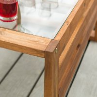 OWOSCTBR Brown Patio Coffee Table - Hudson-2