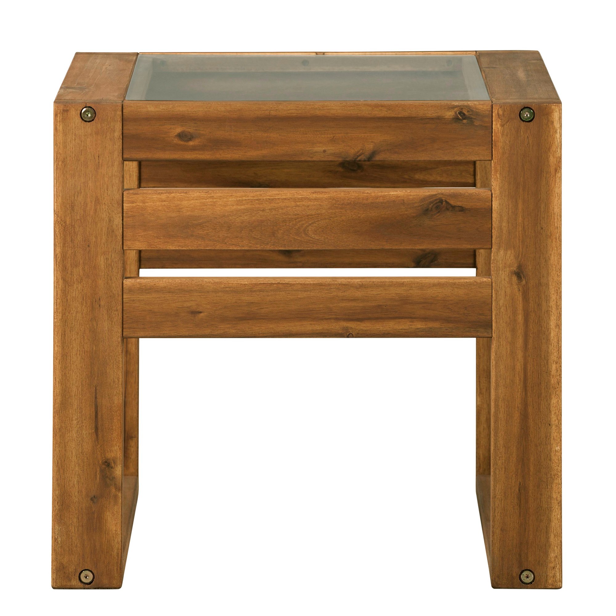 OWOSSTBR Light Brown Modern Patio End Table - Hudson-1