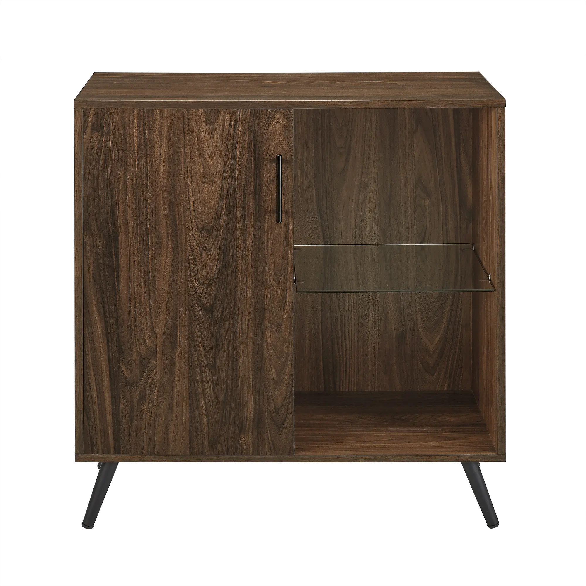AF30NOR1DDW Dark Walnut 30 Inch Wood TV Stand - Nora-3