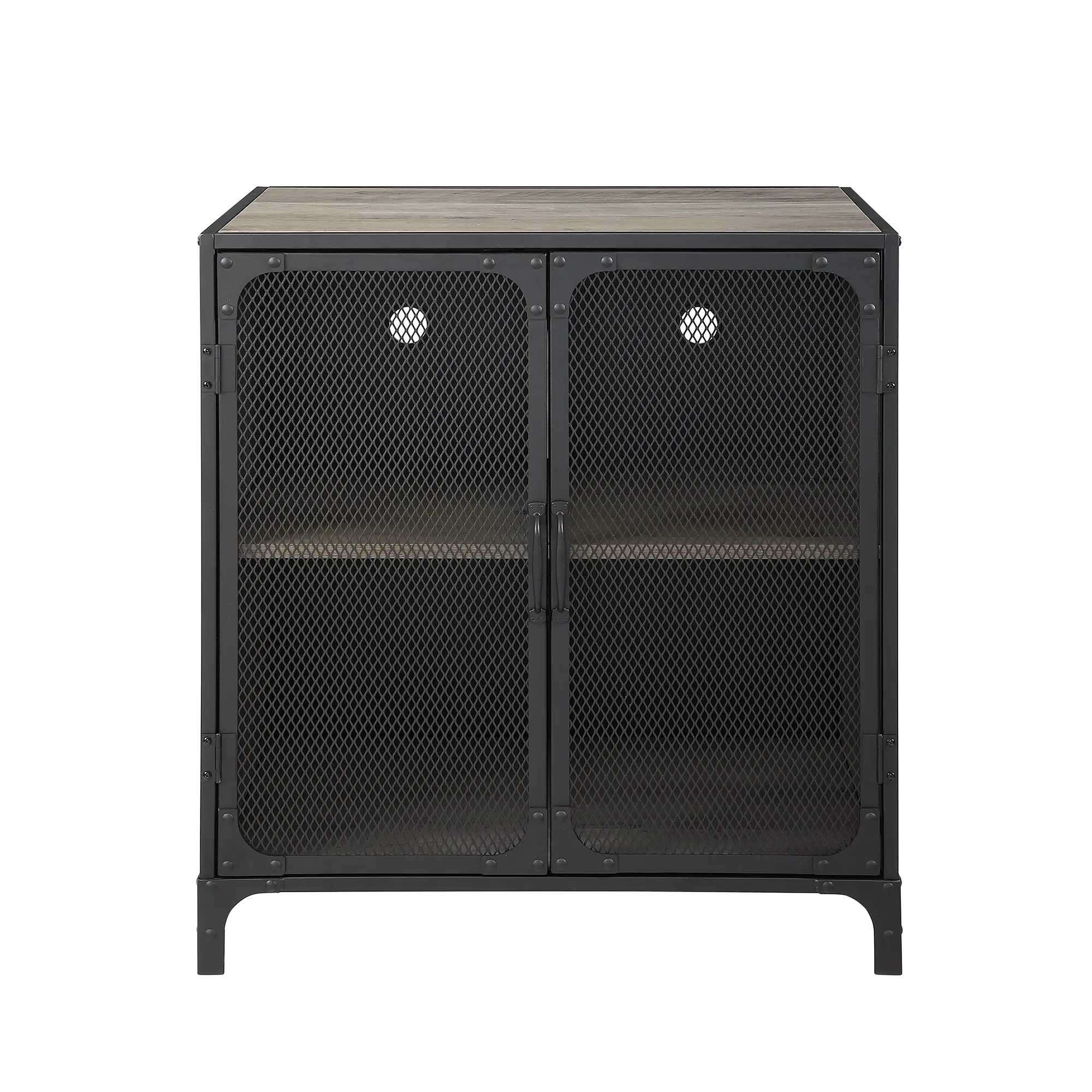 AF30SOICGW Gray Wash 30 Inch Industrial Buffet - Sona-2