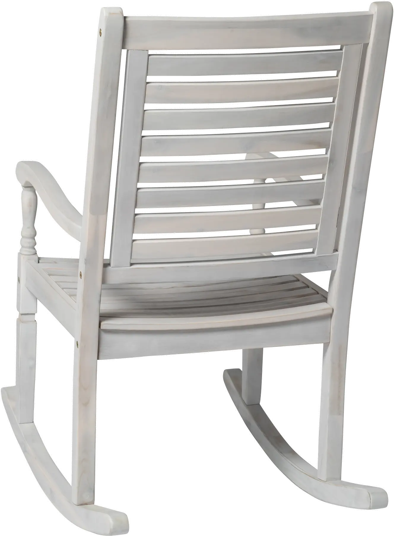 OWRCWW White Wash Patio Wood Rocking Chair - Midland-3