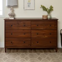 Classic Walnut Brown Dresser - Spencer