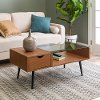 Acorn Mid Century Modern Wood Coffee Table