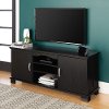 Black 60 Inch Transitional TV Stand