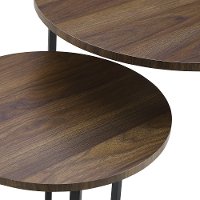 2-Piece V-Leg Nesting Side Tables - Modern Glam-3