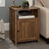 18 Grooved Door Side Table - Reclaimed Barnwood